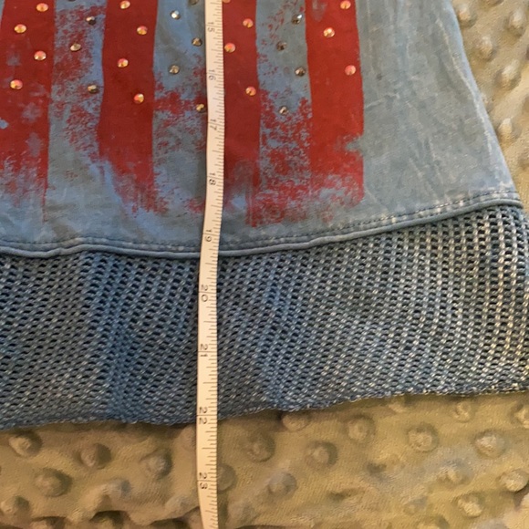 🇺🇸❤️Rhinestone Flag Tank❤️ 🇺🇸 - Picture 8 of 8